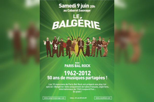 Sam. 09 juin LE BALGERIE avec le Paris Bal Rock @ CABARET SAUVAGE Paris