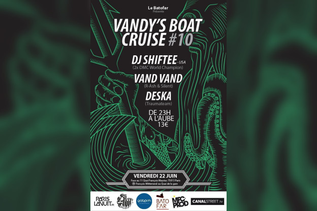 VANDY'S BOAT CRUISE # 10 - VANDREDI 22 JUIN @ BATOFAR 