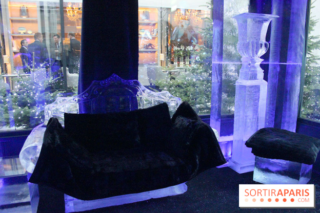 Ice lounge experience au George V