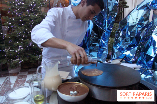 Ice lounge experience au George V