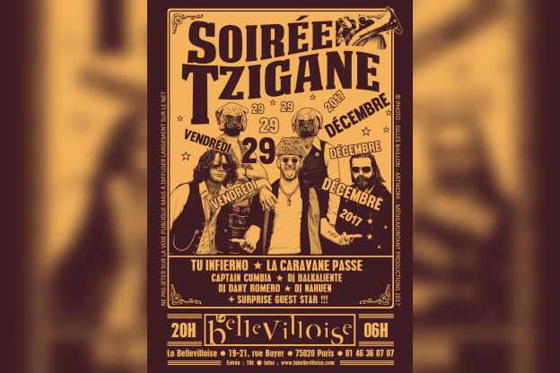 Soirée Tzigane avec La caravane passe à La Bellevilloise