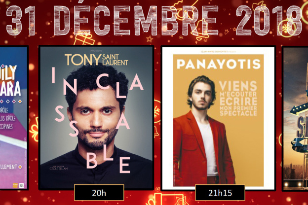 Réveillon du nouvel an 2019 au Point Virgule