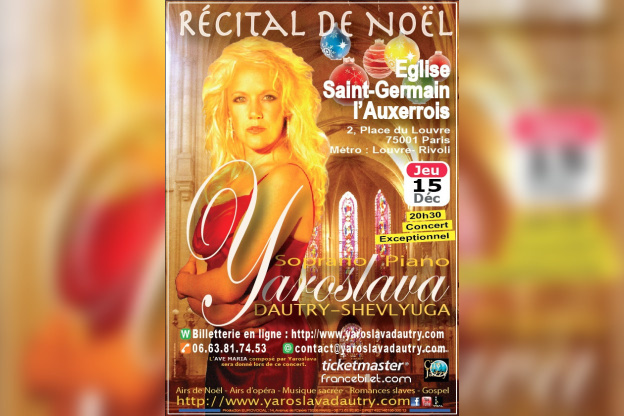 Récital de Noël Yaroslava DAUTRY-SHEVLYUGA 