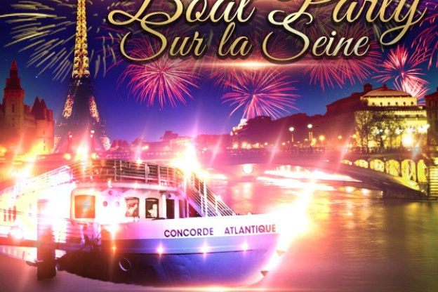 PARIS BOAT PARTY NEW YEAR SUR LA SEINE 2017 ( BATEAU BUFFET FETE )