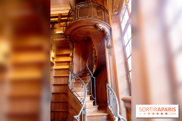 Rénovation de la BNF Richelieu - escaliers salle des Manuscrits