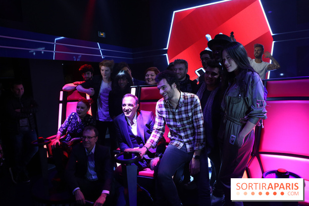 Inauguration du Studio The Voice au Musée Grévin