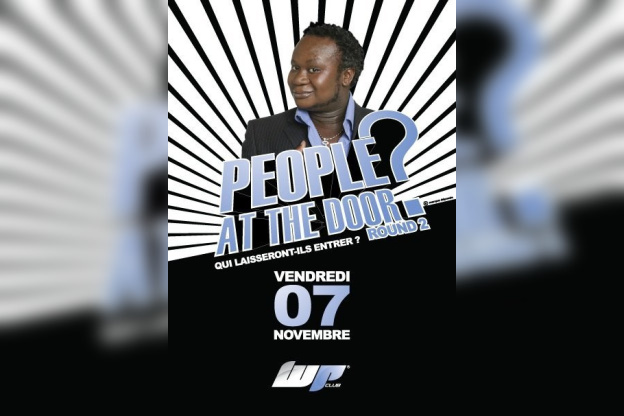 Soirée, Paris, People at the door, Etoile.