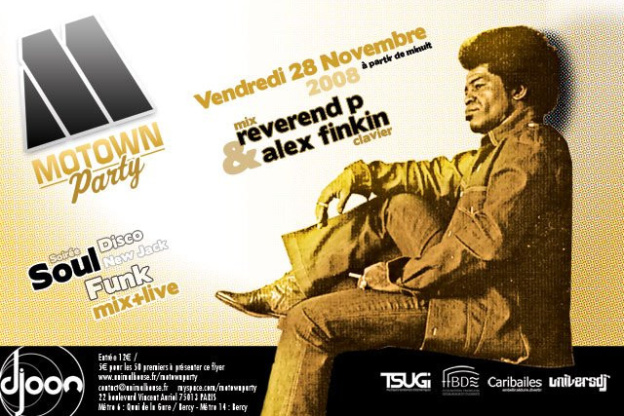 Soirée, Paris, Motown, Djoon 
