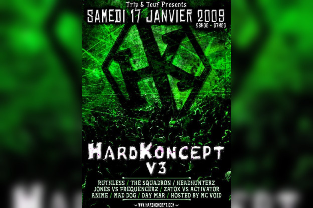 Soirée, Paris, Hardkoncept, Cabaret Sauvage