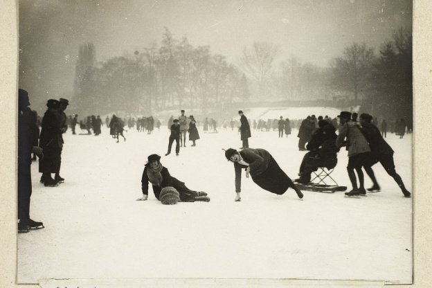 Quand les parisiens faisaient du patin à glace sur les lacs gelés du Bois de Boulogne