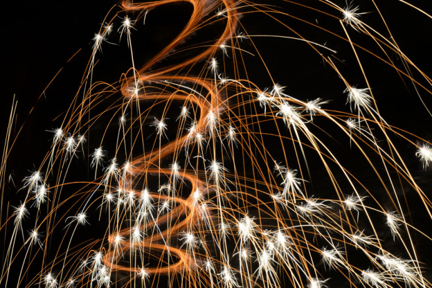 Feu d'artifice du 14 Juillet 2019 à Pierrefitte-sur-Seine (93)