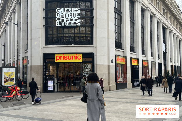 L'enseigne Prisunic fait son retour sur les Champs-Elysées à Paris