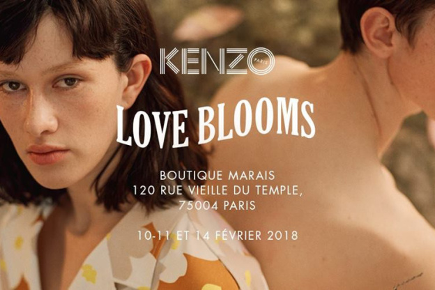Saint-Valentin 2018 : le flower market de Kenzo