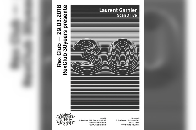 Laurent Garnier pour les 30 ans du Rex Club
