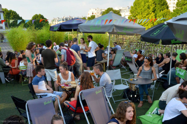 14 juillet 2018 : Garden Party sur le rooftop du Point Ephémère