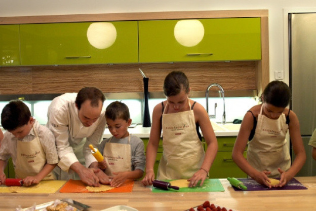 La cuisine pour les Kids à l'ecole de cuisine Alain Ducasse