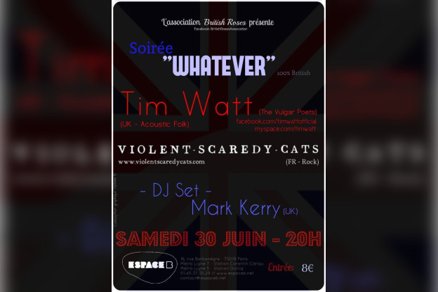 WHATEVER , soirée 100% brit rock