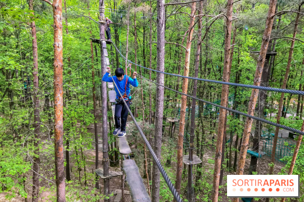 Aventure Floréval, le parcours en pleine nature
