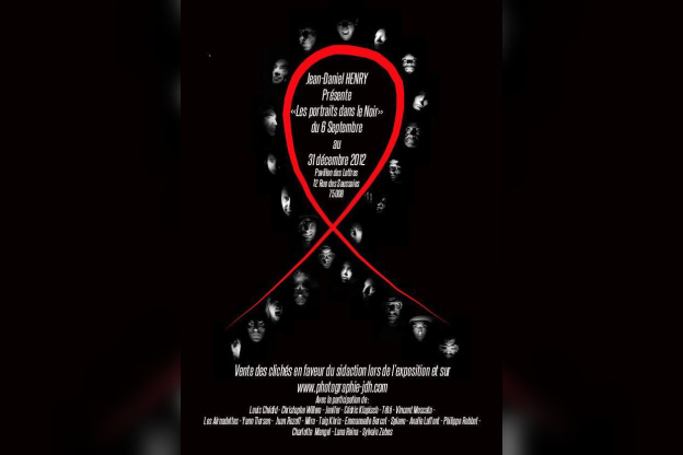 Exposition de Portraits d'artistes dans le noir