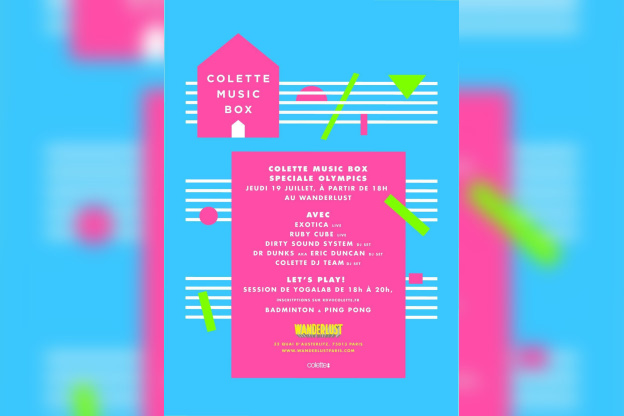 COLETTE MUSIC BOX @ WANDERLUST