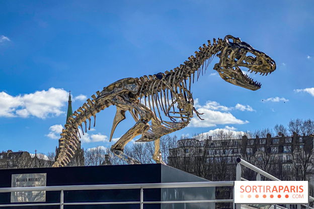 Tyrannosaurus Rex, l'installation de l'artiste Philippe Pasqua au Port de la Conférence