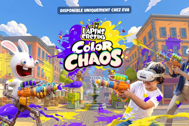The Lapins Crétins Color Chaos : la bataille de peinture virtuelle façon Splatoon chez EVA