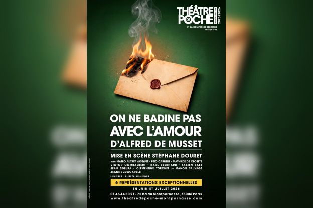 On ne badine pas avec l'amour d'Alfred de Musset au Théâtre de Poche Montparnasse