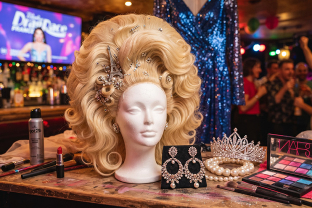 Drag Race France saison 4 : viewing party by Sublyme, candidate de cette saison, au Virage