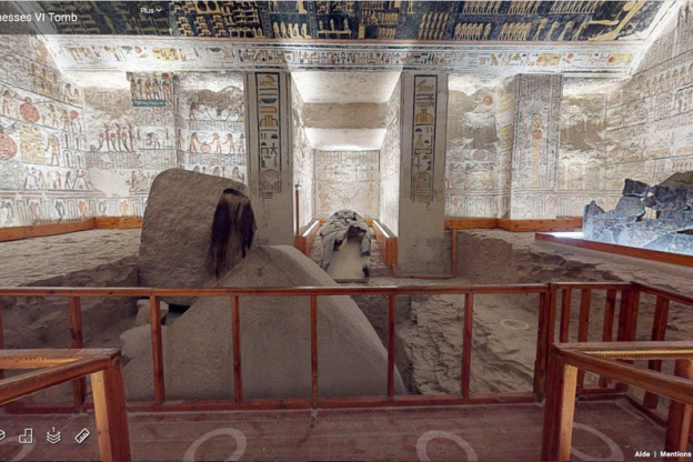 Coronavirus : le tombeau de Ramsès VI en visite virtuelle depuis son canapé