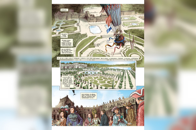 Exposition Versailles dans la bande dessinée au Château de Versailles