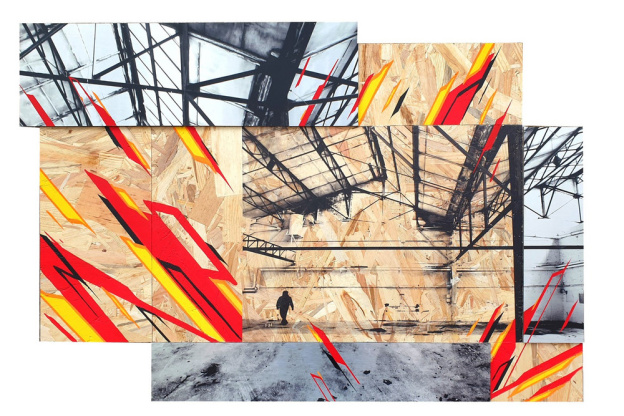 Exposition des street artist Lek et Katre, Urban Strata, à la galerie Joël Knafo