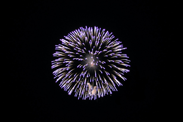 Feu d'artifice du 14 juillet à Courbevoie (92)