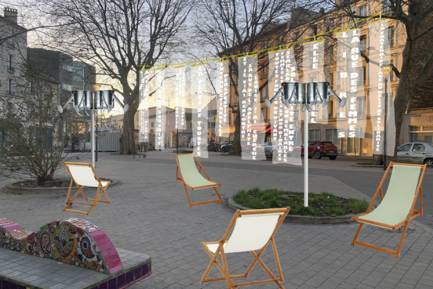 Nuit Blanche 2023 à Montreuil : installation polyphonique sur la Place de la Fraternité (93)