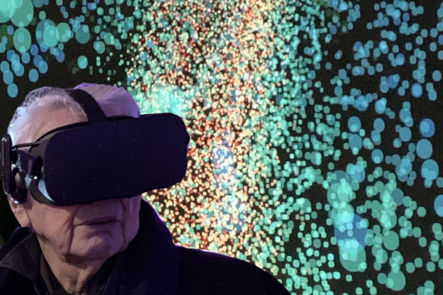 Nuit Blanche 2023 : installation de Julio et Juan le Parc et Olga Luna au Château Raspail (94)