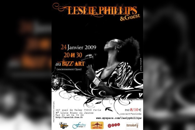 Concert, Paris, Bizz'art, Leslie Phillips
