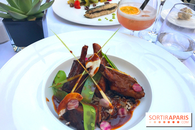 Le menu cajun du Safran à l'Hôtel du Collectionneur