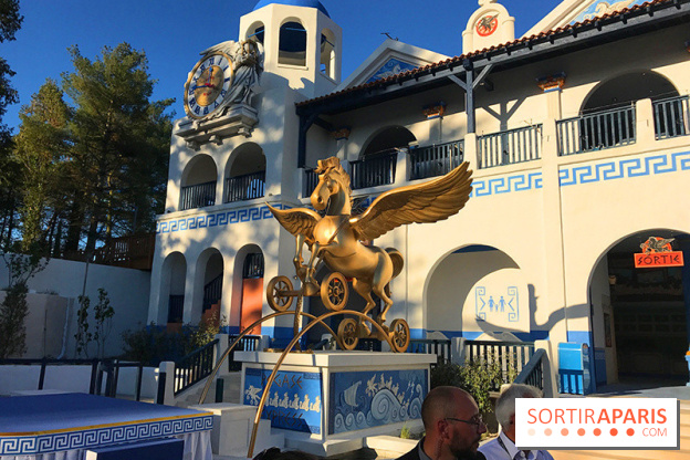 Inauguration de Pégase Express au parc Astérix