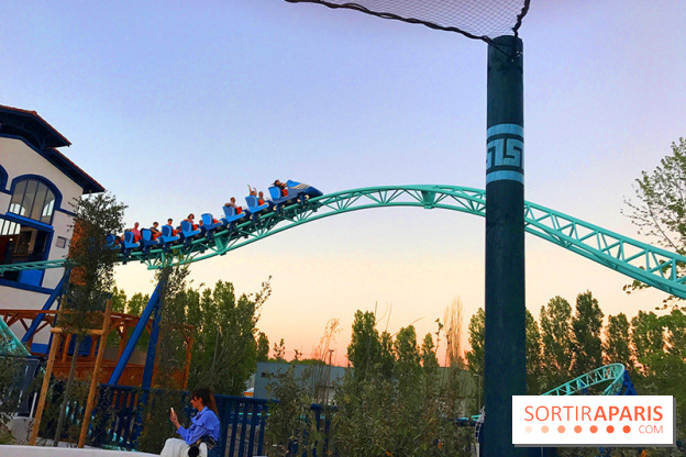 Inauguration de Pégase Express au parc Astérix