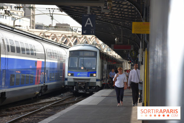 Inauguration du Train des Arts à la gare de l'est