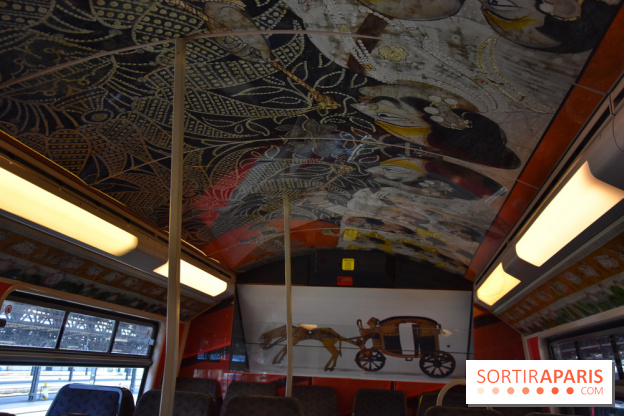 Inauguration du Train des Arts à la gare de l'est