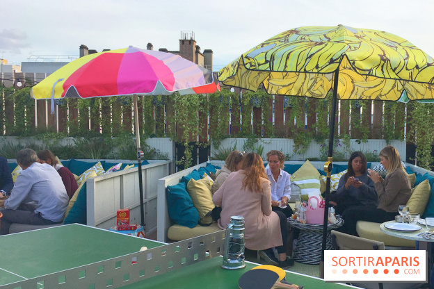La terrasse du Mama Shelter