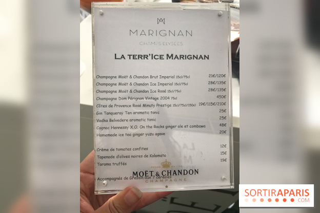 Le rooftop de l'Hôtel Marignan