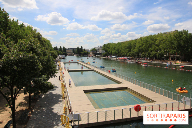 La baignade Bassin de la Villette