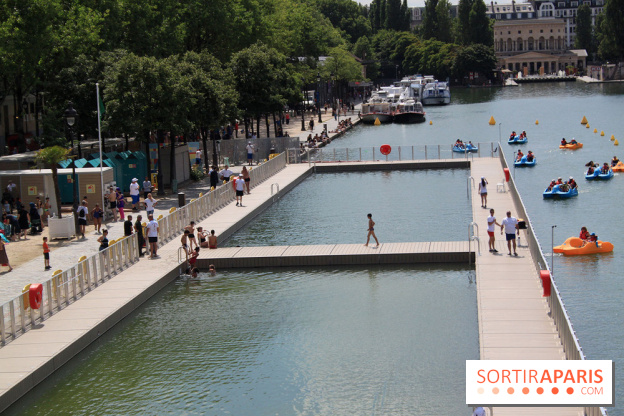 La baignade Bassin de la Villette