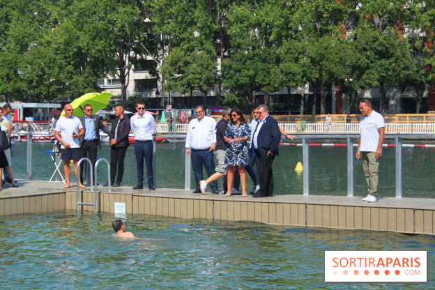 La baignade Bassin de la Villette