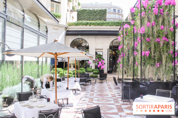 La terrasse aux 5 étoiles Michelin du George V, exception