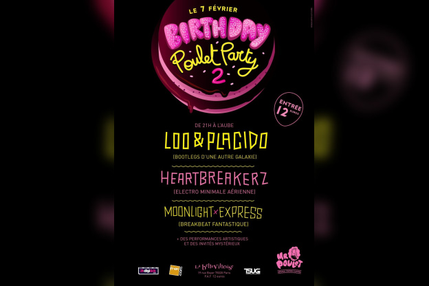 Soirée, Paris, Clubbing, Monsieur Poulet, La Buse, Loo & Placido, Heartbreakerz