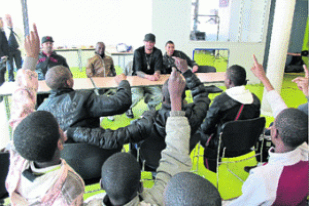 Hoarau et Makelele à Sarcelles