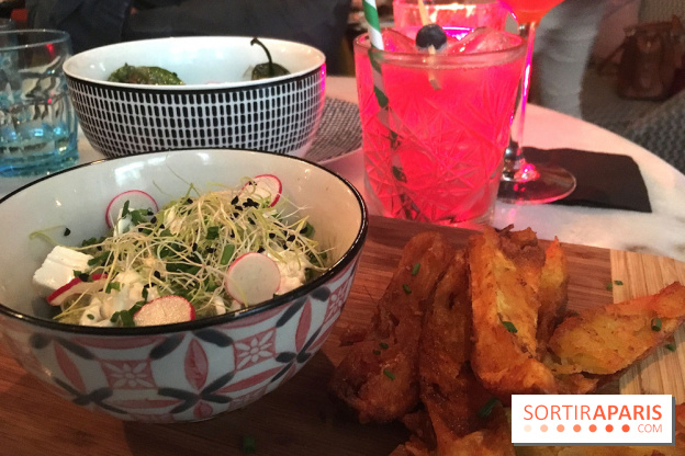 La carte de Victoria Mac Garvey au Maria Magdalena - guacamole/frites de patates douces