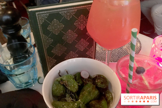 La carte de Victoria Mac Garvey au Maria Magdalena - piquillos et cocktail Maria Magdalena